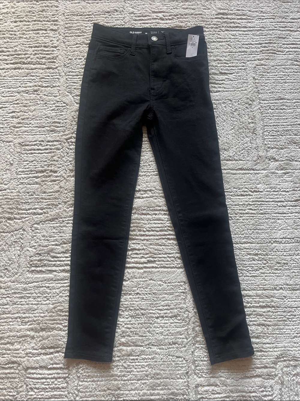 Old Navy | Girls Black Extra High Rise Rockstar Jeggings, NWT, 10